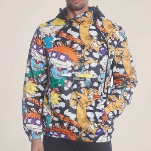 Members Only x Nickelodeon Mash Popover Jacket sz M Men's